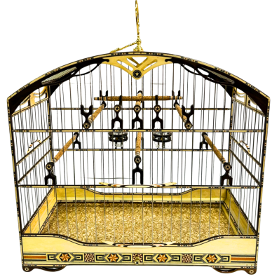 GAIOLA MADEIRARTE COLEIRO SUPER LUXO CLARA