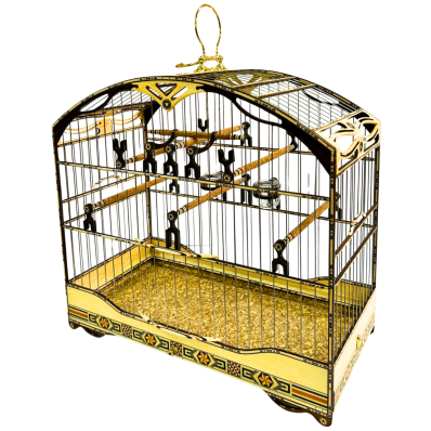 GAIOLA MADEIRARTE COLEIRO SUPER LUXO CLARA