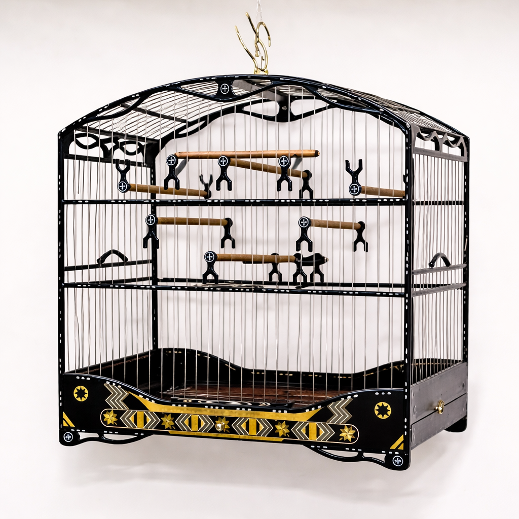 Gaiola de luxo Preta marron