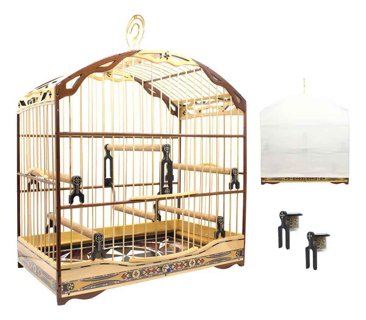 Gaiola Para Trinca Ferro Parafusada Fundo Falso Marfim