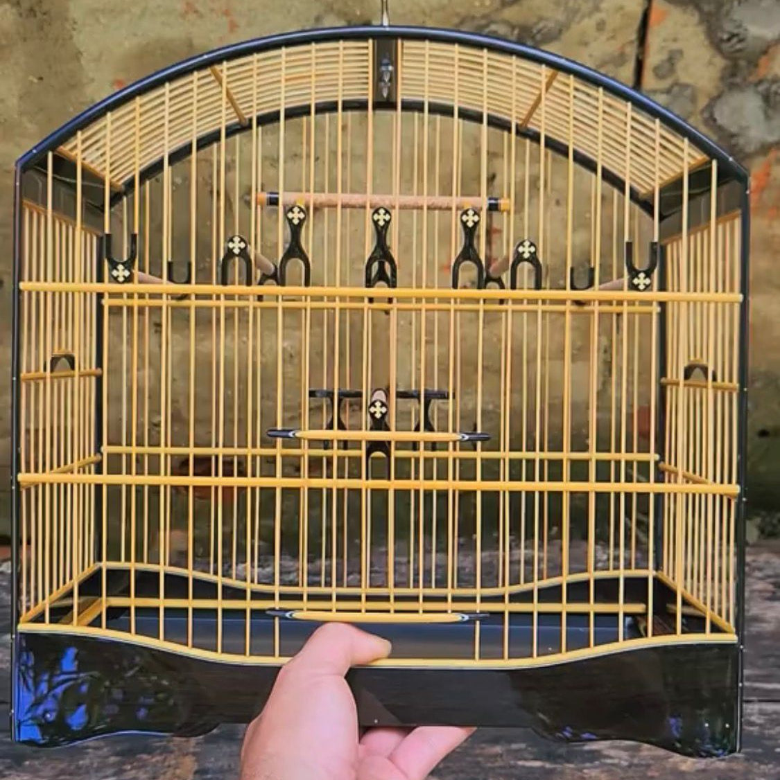 Gaiola de luxo Marrom exclusiva